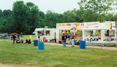 Vendors at an event